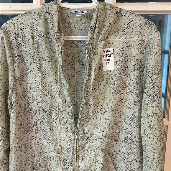 826. Patterned Zip-Up Jacket - Picture 4 of 6